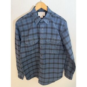 Filson Alaskan Guide Mens Hunting Workwear Relaxed Fit Button Up Shirt Size S